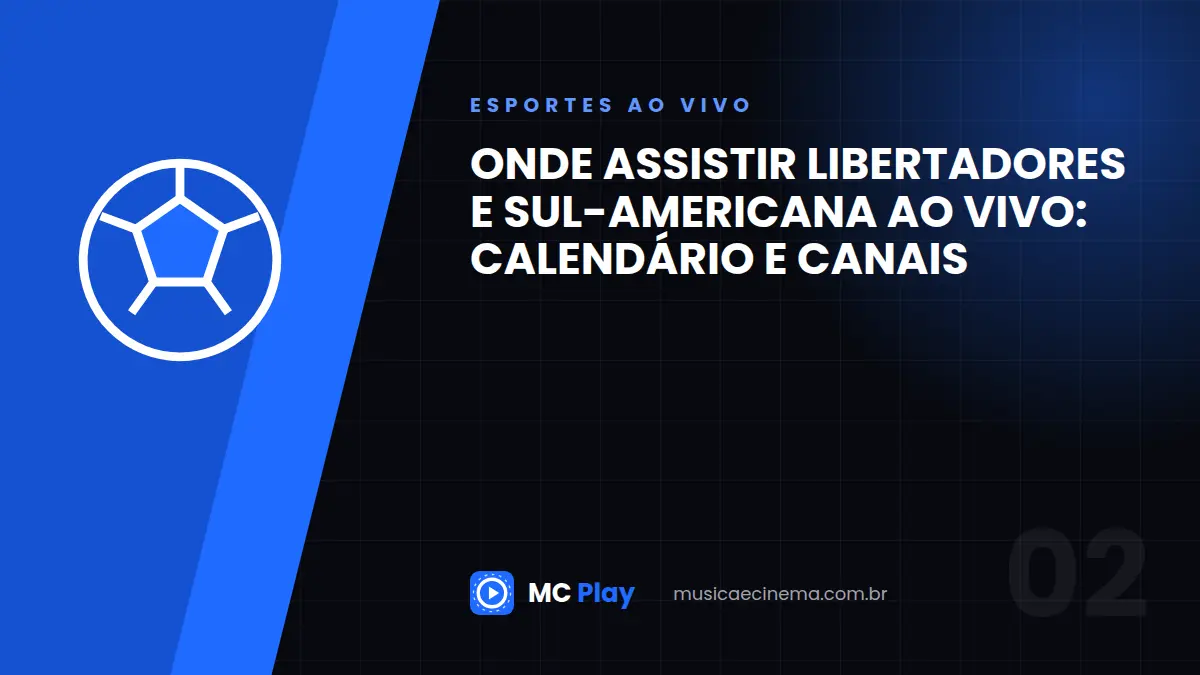 Onde assistir Libertadores e Sul-Americana ao vivo: calendário e canais