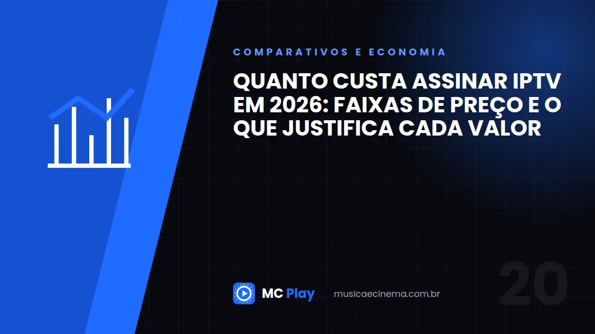Quanto custa assinar IPTV em 2026: faixas de preço e o que justifica cada valor