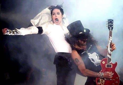 Michael Jackson e Slash