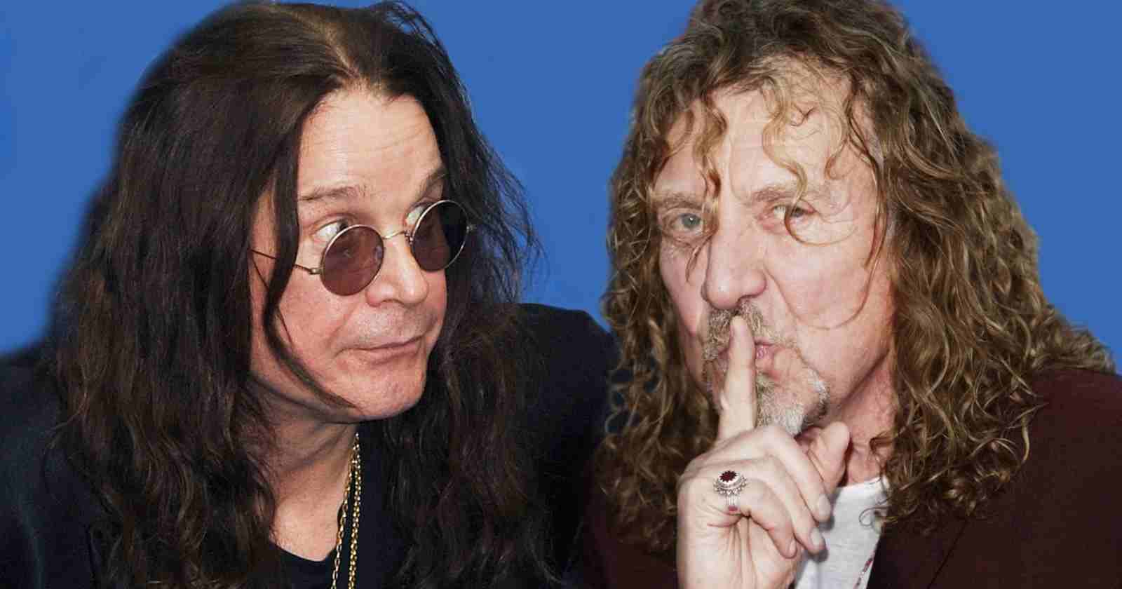 Ozzy Osbourne Robert Plant vocalista