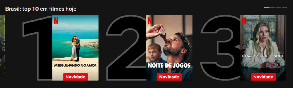 mergulhando no amor netflix