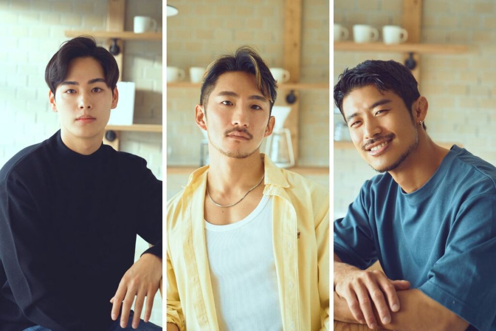 O namorado Shun, Taeheon e Usak