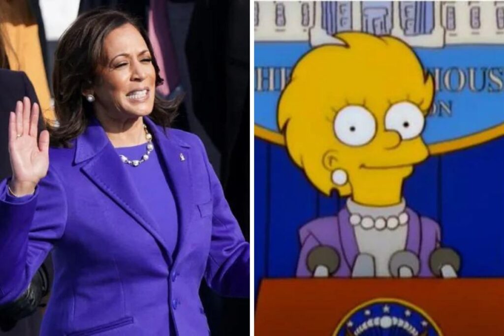 simpsons kamala harris